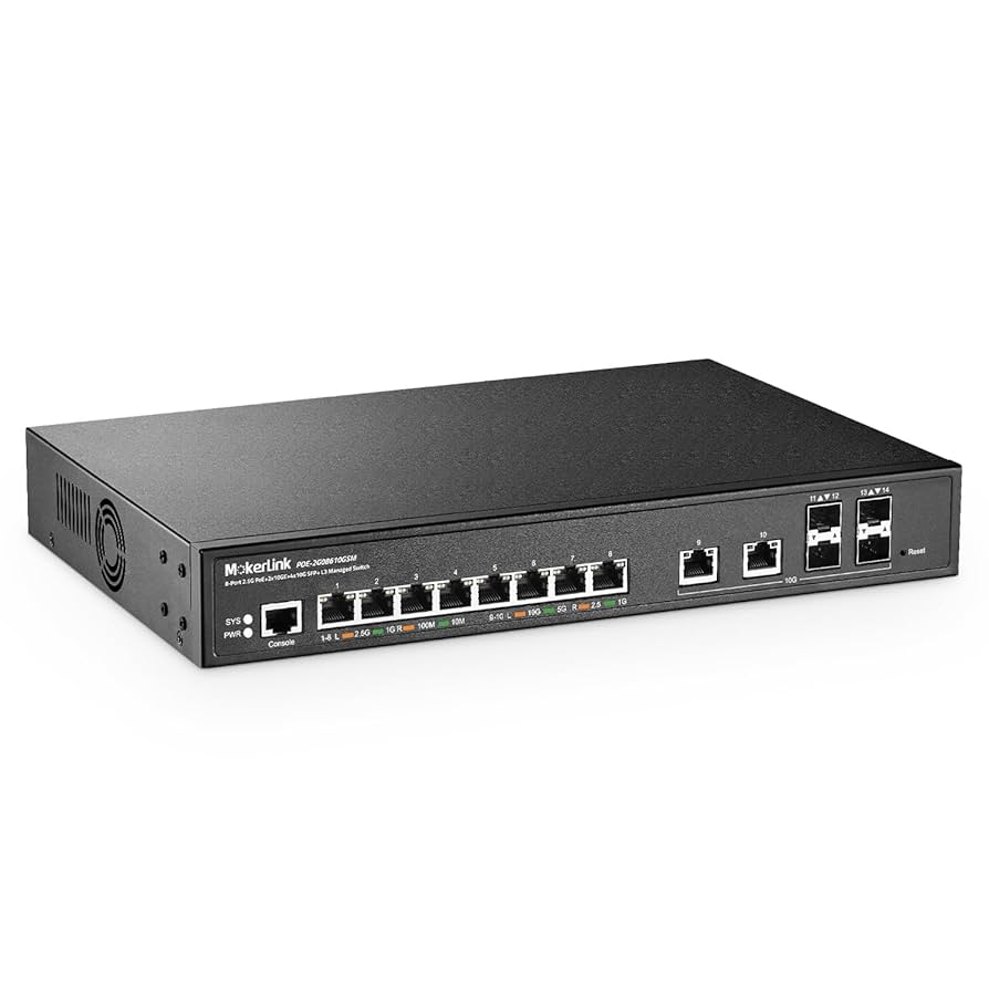 8ポートギガビットマネージドPoEスイッチ2ギガビットSFP Amazon.co.jp: MokerLink 8ポート2.5ギガビットPoEマネージド